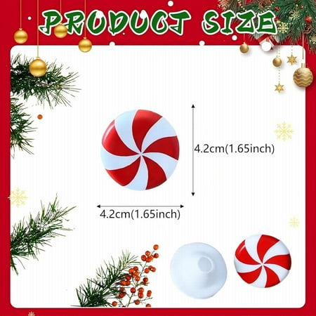 

Hot sales! 2024 New Halloween Christmas Silicone Red And White Candy Knob And More Decorative Novelty Button Cabinet Knob For A Variety Of Different Shapes And Sizes.（20PCS）