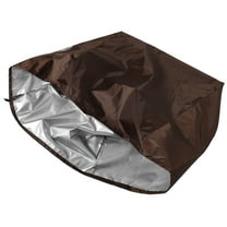 FUTUREORYY Boat Seat Cover Coffee Oxford Cloth 1Pcs 63x24x21in