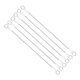 thumbnail image 1 of Cable de lanyard Uxcell de 6mm x 30cm, 6 PCS Ojetes de cable de acero inoxidable 304, cuerda corta de bloqueo de seguridad para puertas exteriores, cortinas, lámparas colgantes, claro, 1 of 7