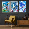 thumbnail image 5 of Póster de anime S-Sonic en papel impreso para el hogar, sala de estar, dormitorio, entrada, bar, restaurante, cafetería, pintura artística, decoración, 5 of 5