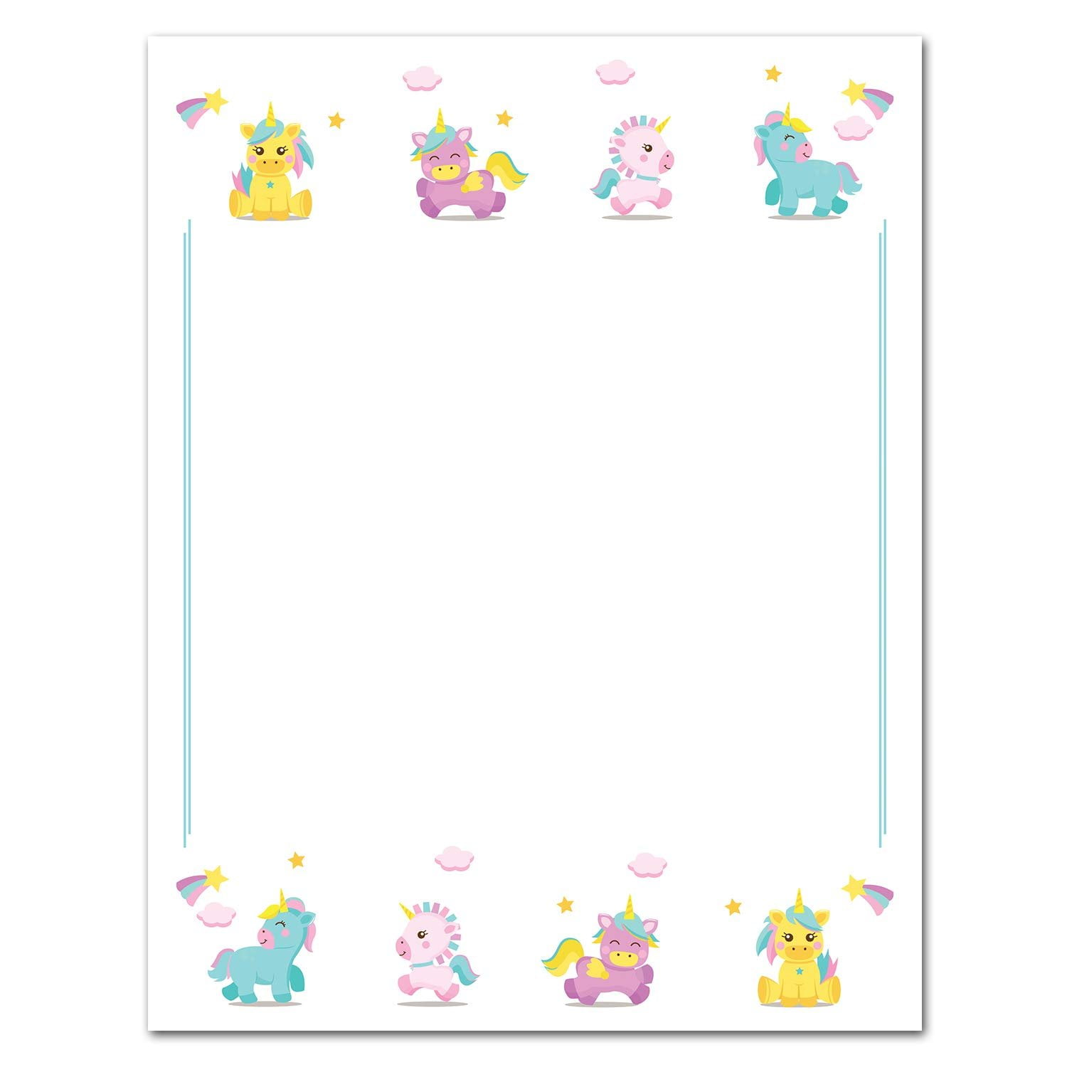 kodycreations kodycreations whimsical unicorns designed letter note