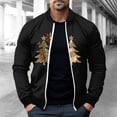 thumbnail image 1 of LOVZFMLL Jackets for Men Pullover Sweater Stand Collar Elastic Solid Color Half Sweater For Men Stand-up Collar Sweater, 1 of 1