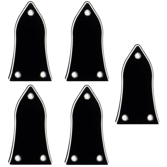 5 Piezas Cubierta de Plástica de 3 Capas Accesorio de Guit de Negro Sunnimix Cubierta de varilla de armadura