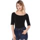 thumbnail image 2 of Día de San Patricio Camiseta Suave De Media Manga Con Cuello Redondo Entallado Para Mujer Negro S, 2 of 7