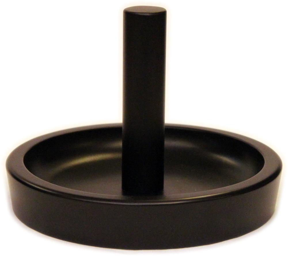Black HJ Scott Cone Chalk Bowl Cone Talc Holder Sits on Any Flat