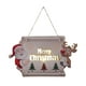 thumbnail image 4 of Madera Navidad luces LED placa decorativa corona colgante brillante colgante de pared para vacaciones, porche, de Navidad, suministros de , 30x17,5x2,4 cm Estilo A 30x175x24 cm Estilo A Soledad Letrero colgante, 4 of 10