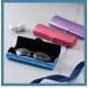 thumbnail image 2 of Estuche para gafas de metal ligero, pequeño y portátil, estuche para gafas de aleación de aluminio esmerilado, 2 of 3