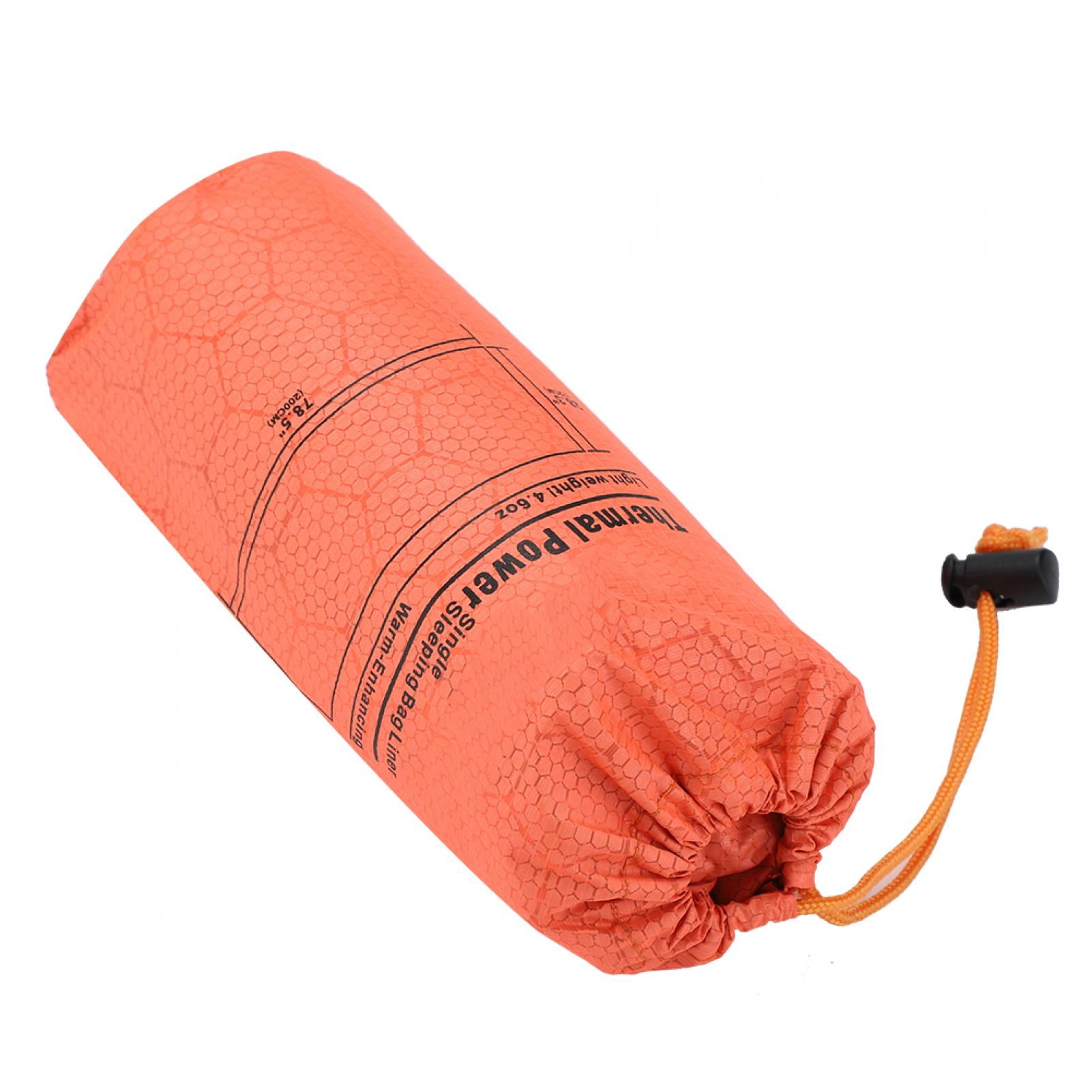Tebru Envelope Sleeping Bag,Outdoor Portable Mountaineering Camping Warm Envelope Type Single Sleeping Bag Orange, Single Sleeping Bag