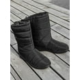 thumbnail image 6 of SIMANLAN Comfy Warm Winter Boots For Women Wedge Heel Faux Fur Lined Indoor Outdoor Boots Soft Antiskid Mid-calf Casual Shoes, 6 of 6