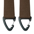 thumbnail image 5 of KAMBERFT Coffee Brown Suspenders for Men, 1.5 inch Wide Adjustable Elastic Y-Back Braces with 3 Snap Loops, 5 of 5