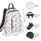 thumbnail image 2 of Disketp Rose Flower B Mochila Ligera e Impermeable, Mochila de Día Resistente para Viajes, Senderismo y Uso Diario para Hombre y Mujer, 2 of 7