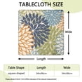 thumbnail image 2 of Square Tablecloth with Elastic Edges 34 * 34 Inch Waterproof Floral Art Modern Classic Table Cover Washable Indoor and Outdoor for Party Kitchen Dinner Banquet Patio Picnic, 2 of 6