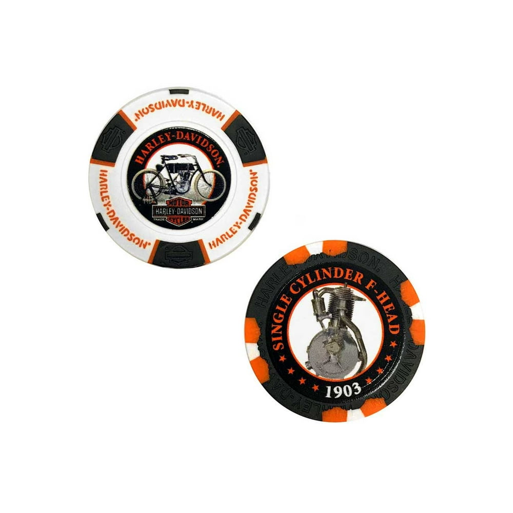 HarleyDavidson Limited Edition Series 1 2pk Poker Chip Pack, Black