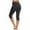 L-Black, variant on Rhuody Yoga Pants Women High Waisted Yoga Pants Calf Length Workout Leggings Elasticity Waist Sweatpants Trend Trousers Black L