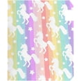 thumbnail image 4 of Coolnut Mailbox Cover Rainbow Unicorn Post Mail Box Cover Magnetic Mail Wraps Cover Standard Size 20.7" L x 18" W, 4 of 5