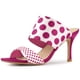 thumbnail image 1 of Sandalias de Tacón de aguja Allegra K Rosa caliente 37, 1 of 6