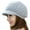 Gray, variant on harmtty Women Hat Solid Color Arrow Pattern Autumn Winter Short Brim Dome Hat for Outdoor,Purple