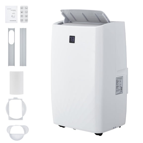 12000 BTU Portable Air Conditioner, 3-in-1 AC Unit Cools Up to 550 Sq Ft with Remote Control & Window Installation Kit