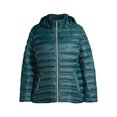 thumbnail image 4 of Time and Tru Women's Plus Size Packable Puffer Jacket with Hood, 4 of 6