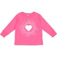 thumbnail image 3 of Inktastic Heart Valentine Day Girls Girls Long Sleeve Toddler T-Shirt, 3 of 5