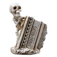 thumbnail image 1 of Skeleton Makeup Brush | Skeleton Toothbrush Holder | Halloween Skeleton Resin Statue | Pencil Container Holder Desk Decor Skeleton Pen Holder Fun Halloween Decorations, 1 of 7