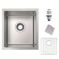 thumbnail image 2 of 15 x 17 inch Undermount Kitchen Sink, 16 Gauge Stainless Steel Sink, Handmade for Kitchen Sink, Bar Sink, or Outdoor Sink, 2 of 5