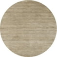 thumbnail image 1 of Ahgly Company Indoor Round Contemporary Light French Beige Brown Abstract Area Rugs, 7' Round, 1 of 6