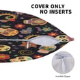 thumbnail image 5 of Multi-Size Linen Sofa Pillow Cover Invisible Zipper Open And Close Strong Use For Sofa Chair Garden Sofa Car Retro Skull Head Flower 20"X20", 5 of 8
