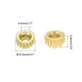 thumbnail image 2 of Unique Bargains Classical Guitar String Tuning Peg Gear 4.4mm Inner Hexagon Hole Gold Tone 6Pack, 2 of 5