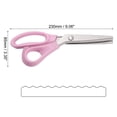 thumbnail image 2 of Uxcell Ciseaux à Coudre en Acier Inoxydable Cisailles Dentelées Roses, 2 of 6