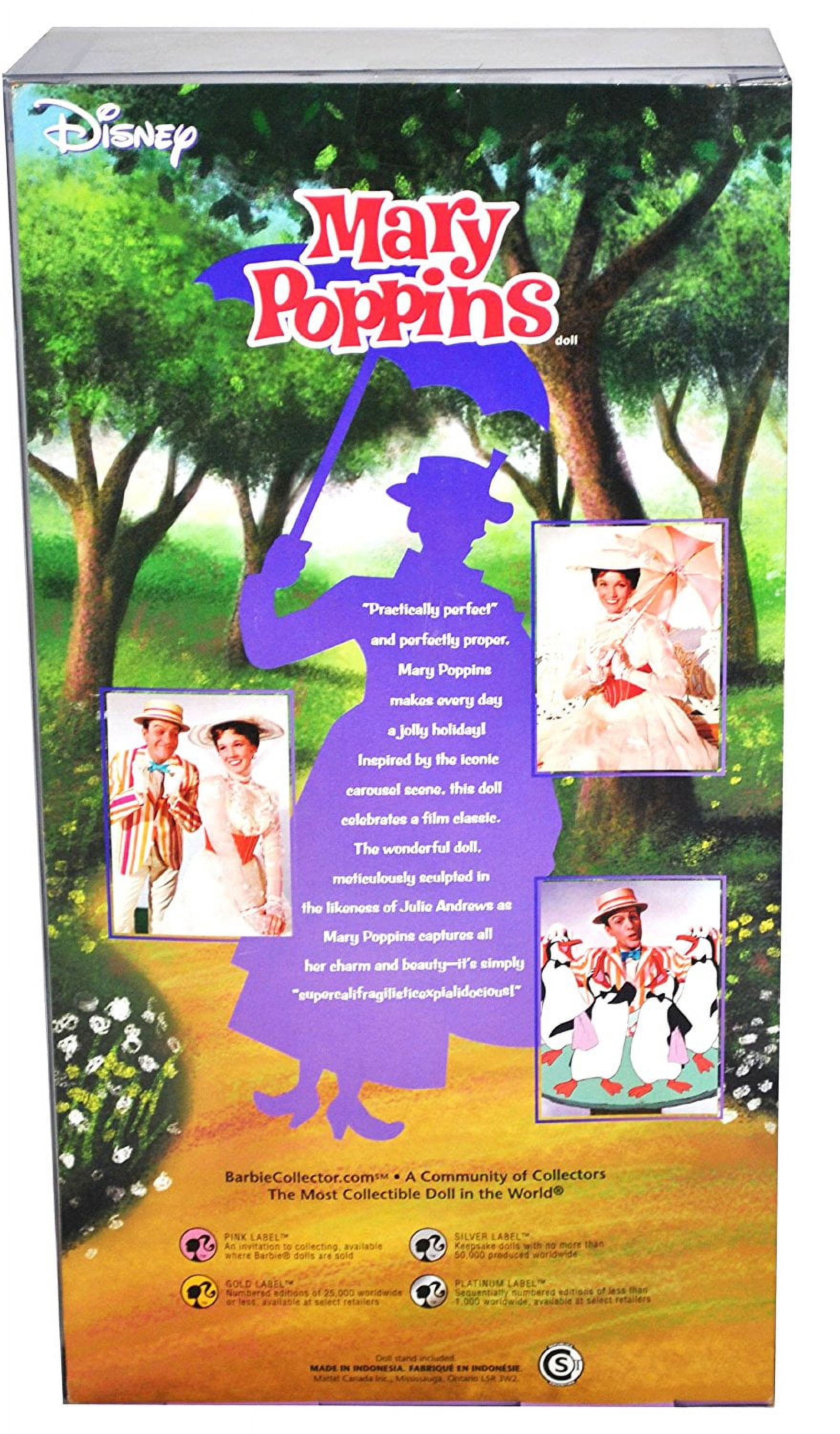 Damaged Box Special - Mary Poppins Pink Label Barbie Collector Doll