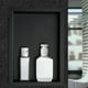 thumbnail image 5 of Monstrate Nicho de ducha de acero inoxidable decorativo y ahorrador de espacio negro para baños elegantes simples Juegos de accesorios de baño, 5 of 6