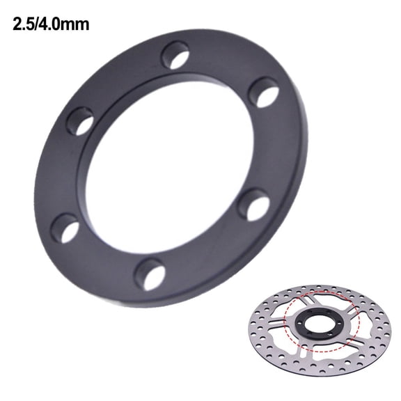 Aluminum Alloy Brake Spacer For Ebike Bike Electric Scooter 44 Disc Washer 4Mm Black Fangkenuo