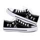 thumbnail image 3 of Snoopy-Zapatillas de lona creativas de dibujos animados para hombre y mujer, zapatos informales versátiles de moda, versión coreana, grafiti, 3 of 5