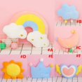 thumbnail image 2 of Girls Gift Kids Stuffed Toys Sofa Decoration Home Decoration Soft Toy Cushion Sun Throw Pillow Cloud Plush Pillow Plush Doll Rainbow Plush Toy D, 2 of 8