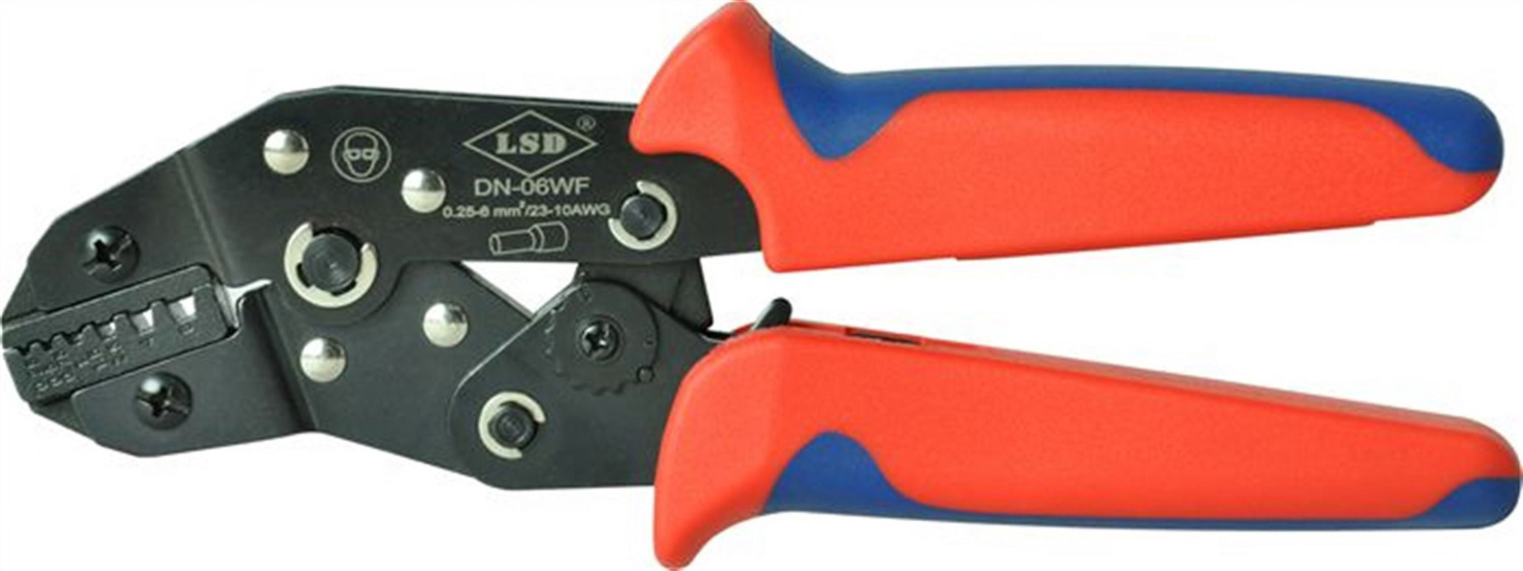 Crimping Plier,0.25-2.5mm² Hand Crimping Tool for Yellow/Red/Blue Insulated Terminals ,Durability That Lasts