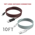 thumbnail image 3 of GameSir USB-C Cable for G7 SE, G7, T4 Kaleid (Black & Red), 3 of 7