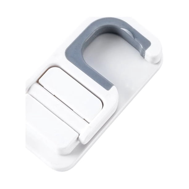 Paquete de 3 soportes para escoba, soporte para fregona de montaje en pared, pinza para escoba, autoadhesivo, sin taladrar, superantideslizante, colgador para fregona y recogedor para el hog