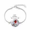thumbnail image 1 of Dsscvnef Red Bird Time Three-piece Jewelry Bracelet Earring Necklace Jewelry Kit, 1 of 9