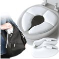 thumbnail image 1 of Asiento de entrenamiento para niños - Asiento de inodoro plegable y portátil para niños y niñas - Asiento de inodoro cómodo y antideslizante para bebés con práctica bolsa Adepaton SYN013, 1 of 5