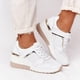 thumbnail image 1 of Zapatos deportivos cómodos informales vulcanizados para mujer Snickers con cuña con cordones 36blanco, 1 of 3