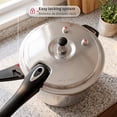 thumbnail image 5 of Magefesa Avant 8.5-Quart Aluminum Pressure Cooker with Canner Rack, Pressure Canner compatible with Gas. Electric and Glass Ceramic Stovetops, 5 of 7
