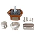 thumbnail image 4 of Diameter 20mm Camper Car Push Lock RV Caravan Boat Drawer Latch Button Locks For Furniture Hardware U90C, 4 of 5