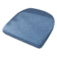 thumbnail image 1 of Indoor Chair Cushions for Dining Chairs Soft Textured Foam Kitchen Chair Pads with Ties and Non Backing for Comfort, 1 of 7