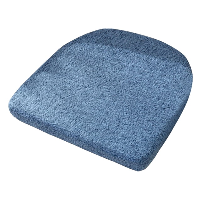 Indoor Chair Cushions for Dining Chairs Soft Textured Foam Kitchen Chair Pads with Ties and Non Backing for Comfort