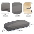 thumbnail image 2 of Funda para gafas SMARTTOP de piel sintética rígida (gris), 2 of 7