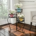 thumbnail image 6 of Pure Garden 3-Tier Indoor or Outdoor Folding Plant Stand (Black), 6 of 8