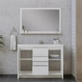 thumbnail image 5 of Alya Bath Sortino 48" Wood Bathroom Vanity with Acrylic Sink in White, 5 of 7