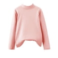 thumbnail image 3 of Abcomgle Girls Sweatshirt 14-16 Loose Mock Neck Long Sleeve Girls Pullover Top Casual Solid Color Shirt for Teen Girls Cotton Fall Clothes for Tween Girls, 3 of 6