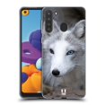 thumbnail image 1 of Head Case Designs Famous Animals Coloured Eye Arctic Fox Soft Gel Case Compatible with Samsung Galaxy A21 (2020), 1 of 7